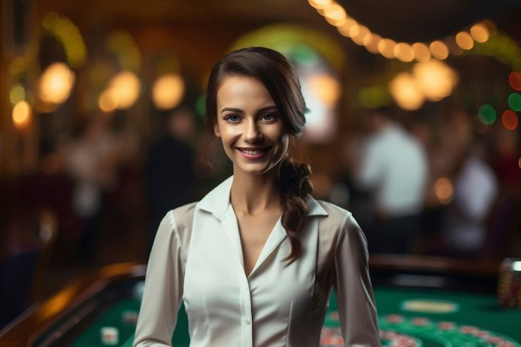 Mobile app dashboard showing live dealer table and payment options